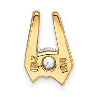14k AA 4.5mm Diamond Slide-XS510AA