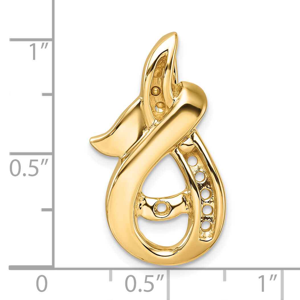 14k Peg Set Slide Mounting-XS539