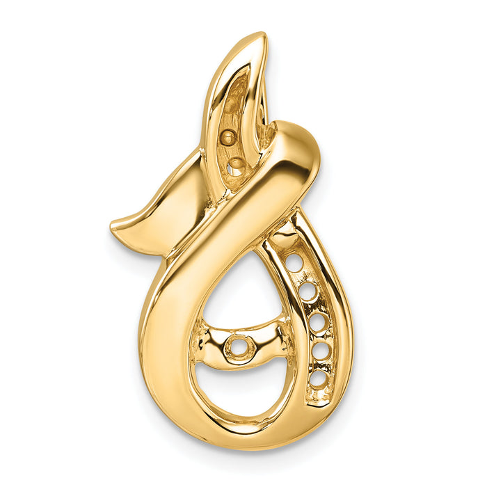 14k Peg Set Slide Mounting-XS539