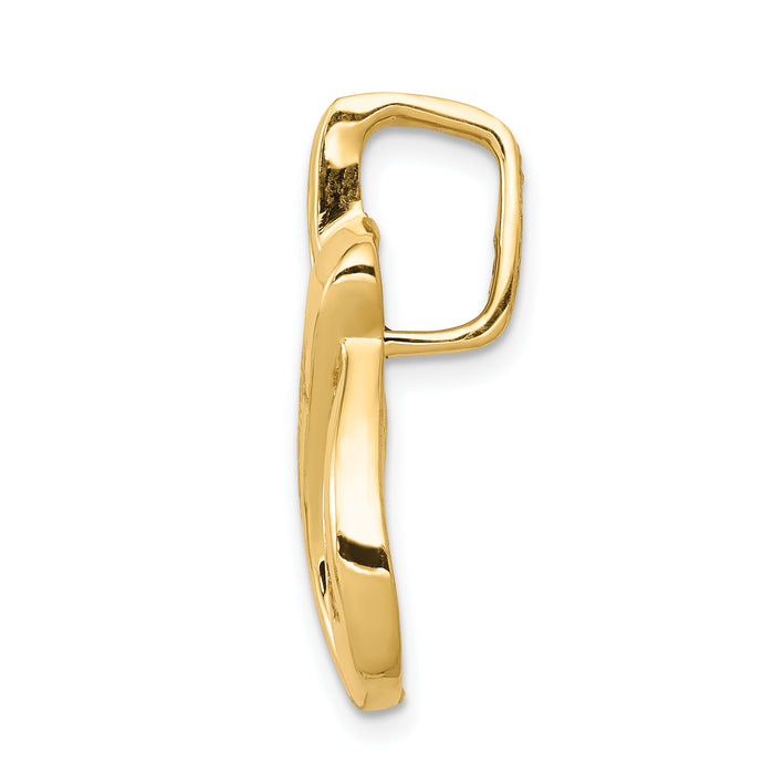 14k A Diamond Semi-mount Peg Slide-XS539A