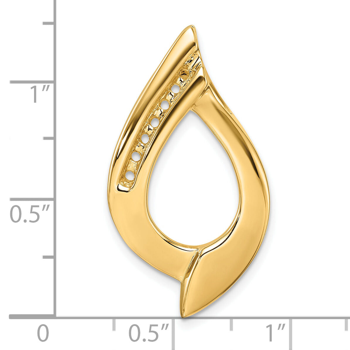 14k Holds 7-1.9mm Stone, Slide Mounting-XS583