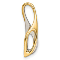 14k Two-Tone Peg Set Slide Mounting-XS626