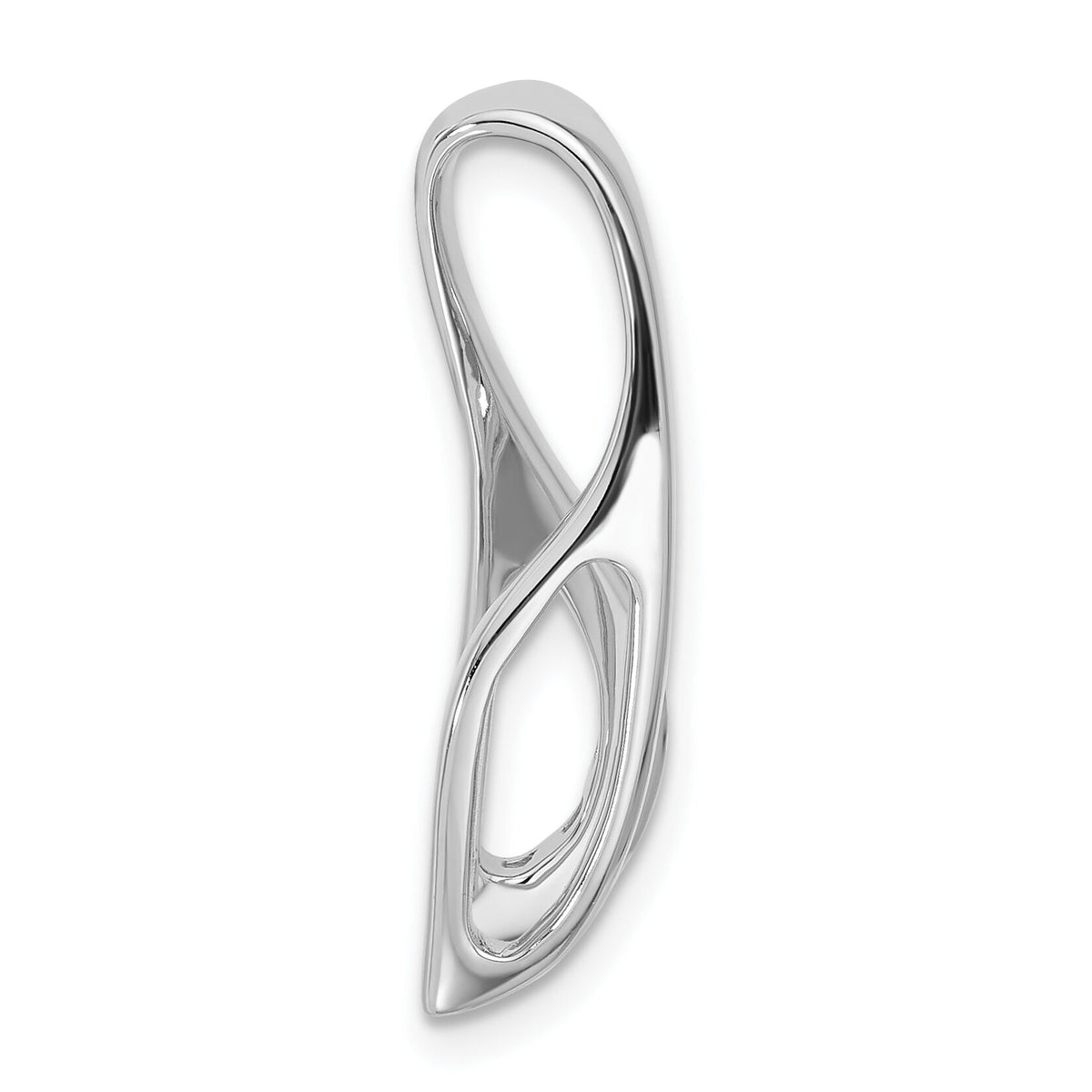 14k White Gold Peg Set Slide Mounting-XS632