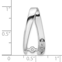 14k White Gold Peg Set Slide Mounting-XS632