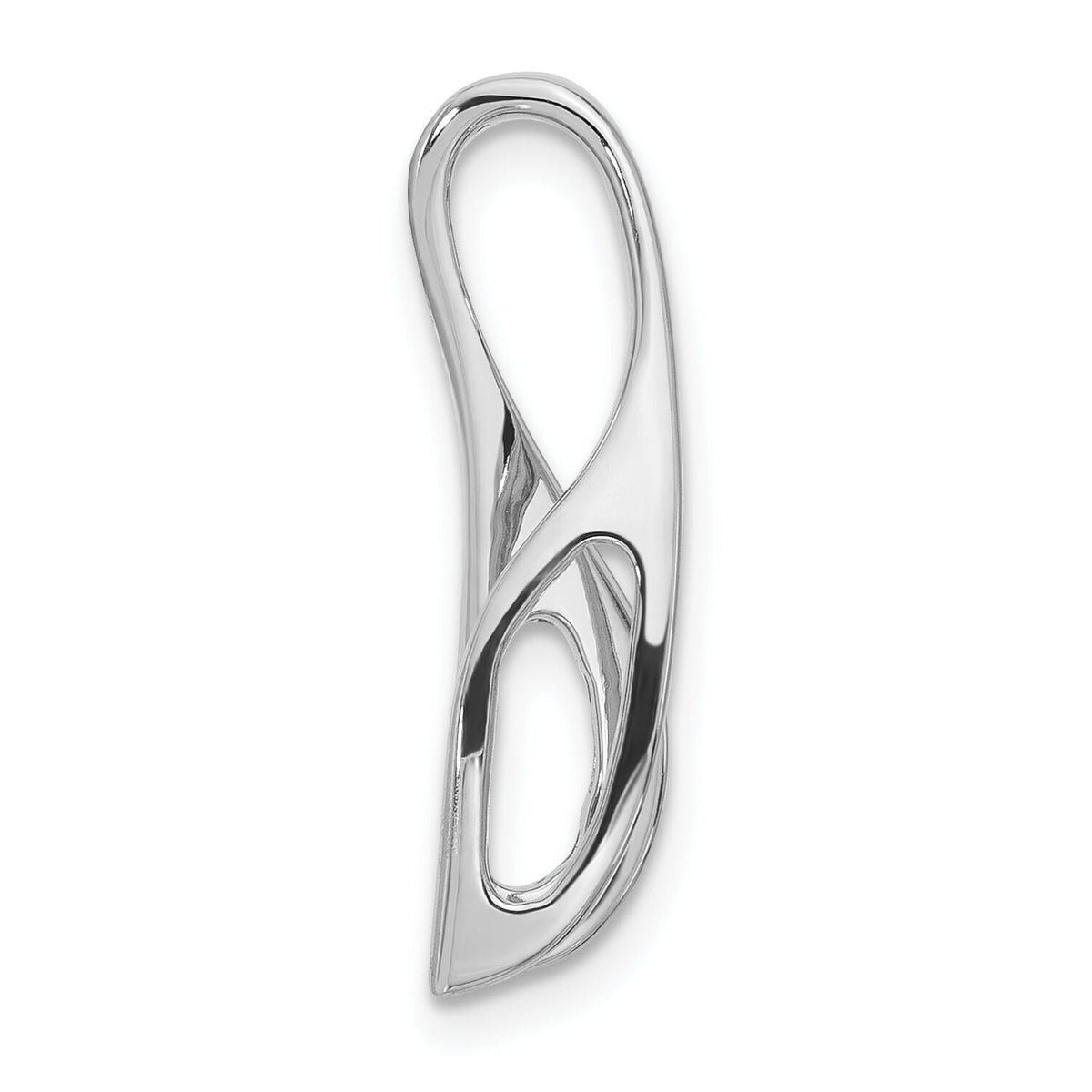 14k White Gold Peg Set Slide Mounting-XS633