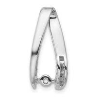14k White Gold Peg Set Slide Mounting-XS633
