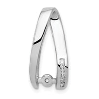 14k White Gold AA Diamond Semi Mount Peg Slide-XS633AA
