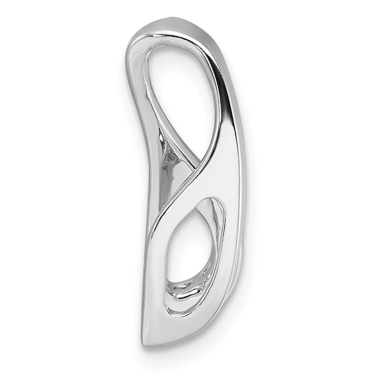 14k White Gold Peg Set Slide Mounting-XS634