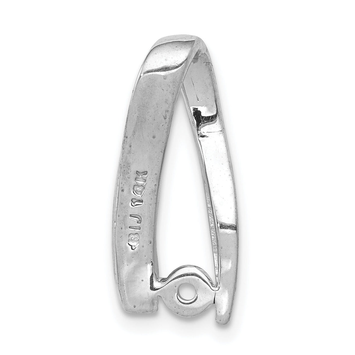 14k White Gold AAA Diamond Semi-mount Peg Slide-XS634AAA