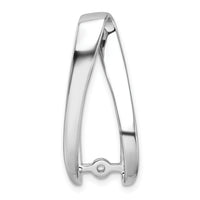 14k White Gold Peg Set Slide Mounting-XS635