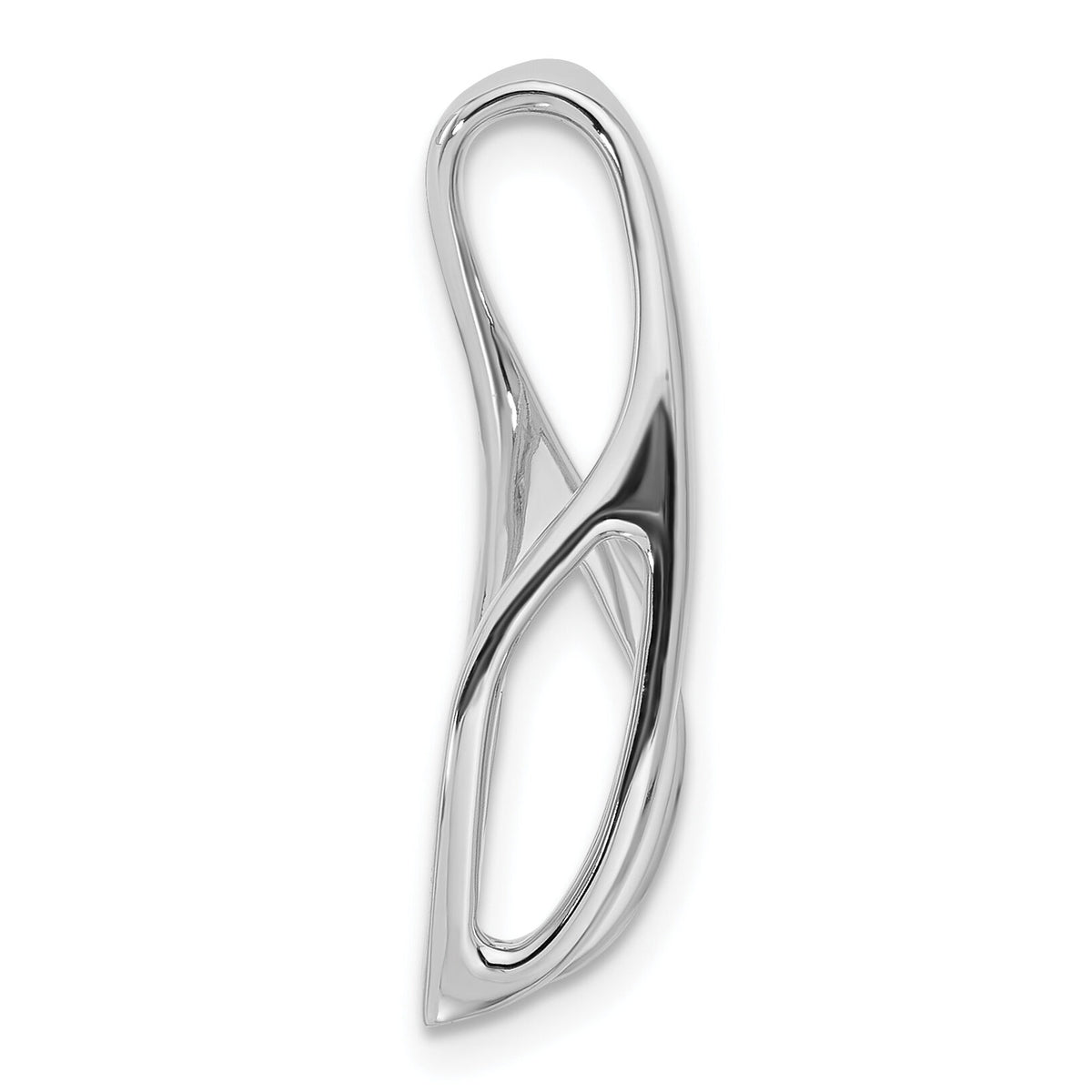 14k White Gold Peg Set Slide Mounting-XS636