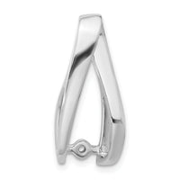 14k White Gold Peg Set Slide Mounting-XS636
