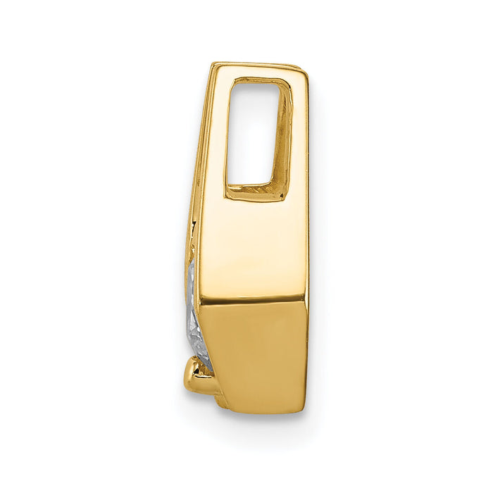 14k 5.25mm AA Diamond Slide-XS659AA