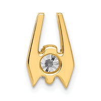 14k 5.25mm AA Diamond Slide-XS659AA