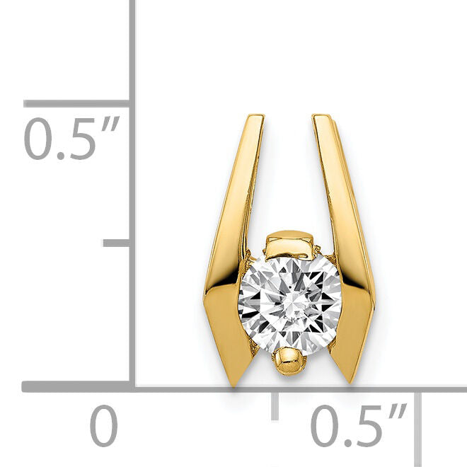 14k 5.25mm AA Diamond Slide-XS659AA