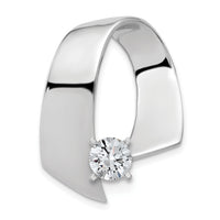 14k White Gold Peg Set Slide Mounting-XS836W