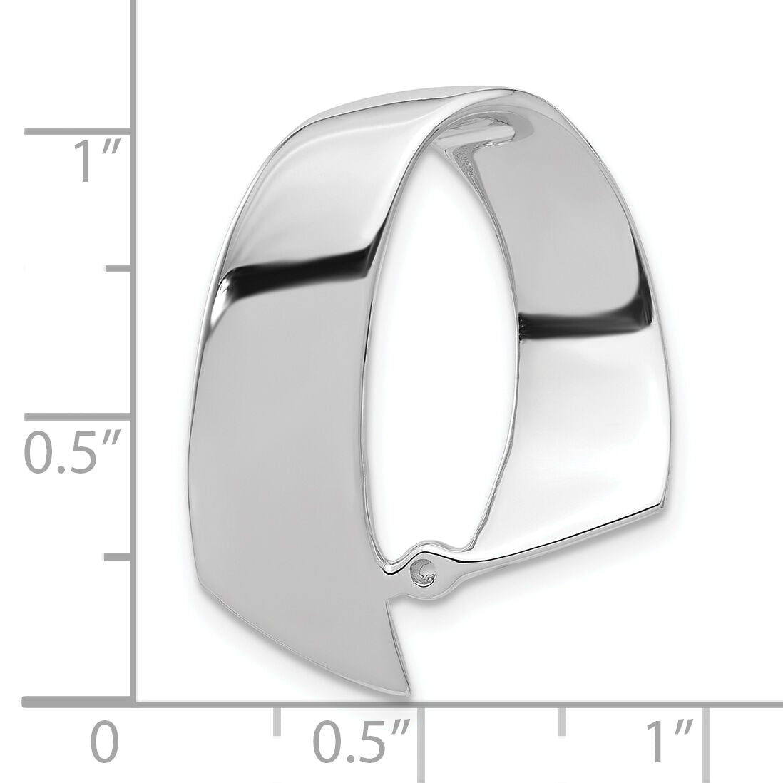 14k White Gold Peg Set Slide Mounting-XS836W