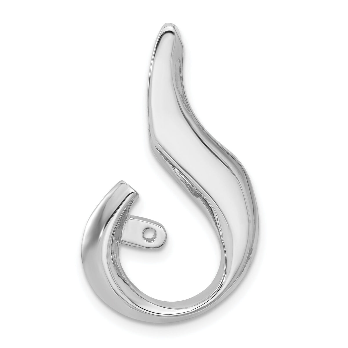 14k White Gold Peg Set Slide Mounting-XSW12