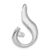 14k White Gold Peg Set Slide Mounting-XSW12
