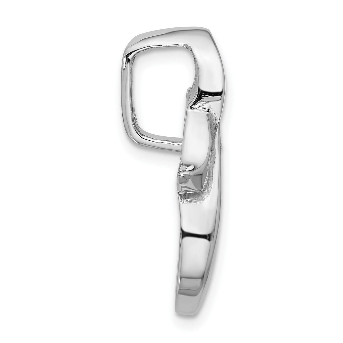 14k White Gold Peg Set Slide Mounting-XSW121