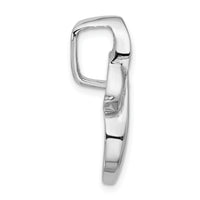 14k White Gold Peg Set Slide Mounting-XSW121