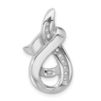 14k White Gold Peg Set Slide Mounting-XSW121