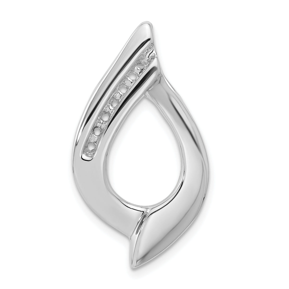 14k White Gold Holds 7-1.9mm Stone, Slide Mounting-XSW130
