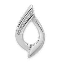 14k White Gold Holds 7-1.9mm Stone, Slide Mounting-XSW130