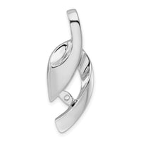 14K White Gold Fancy Peg Set Slide Mounting-XSW301
