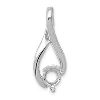 14k White Gold Fancy 5.8mm Diamond Slide Mtg-XSW380