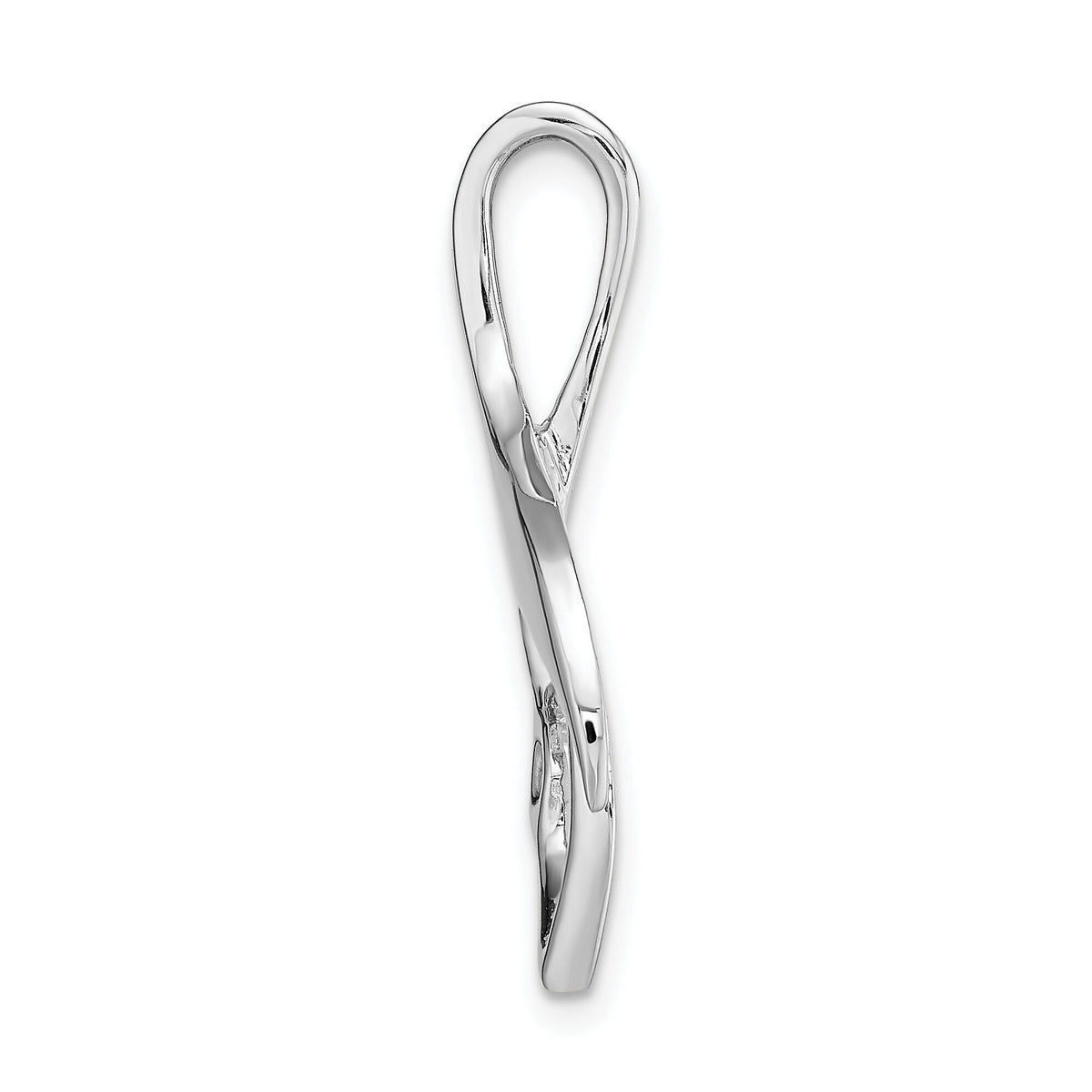 14k White Gold Fancy Diamond Slide Peg Mtg-XSW404