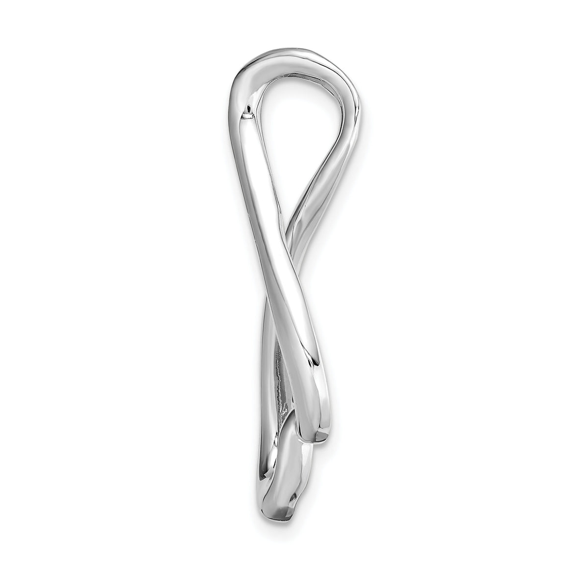 14k White Gold Fancy Peg Set Diamond Slide Mtg-XSW410