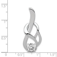 14k White Gold Fancy Diamond Slide Peg Mtg-XSW415