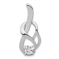 14k White Gold Fancy Diamond Slide Peg Mtg-XSW415