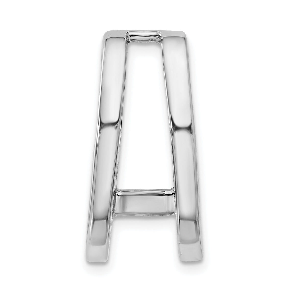 14k White Gold Holds 6.5mm Stone, Slide Mounting-XSW58