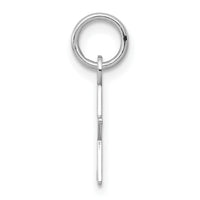 14k White Gold Plain .013 Gauge Engravable Star Charm-XWM110/13