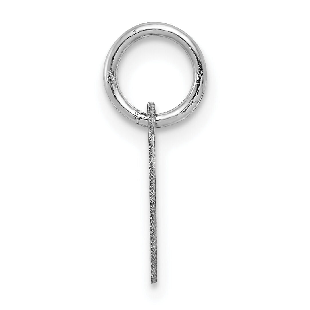 14k White Gold Plain .011 Gauge Engravable Heart Charm-XWM116/11