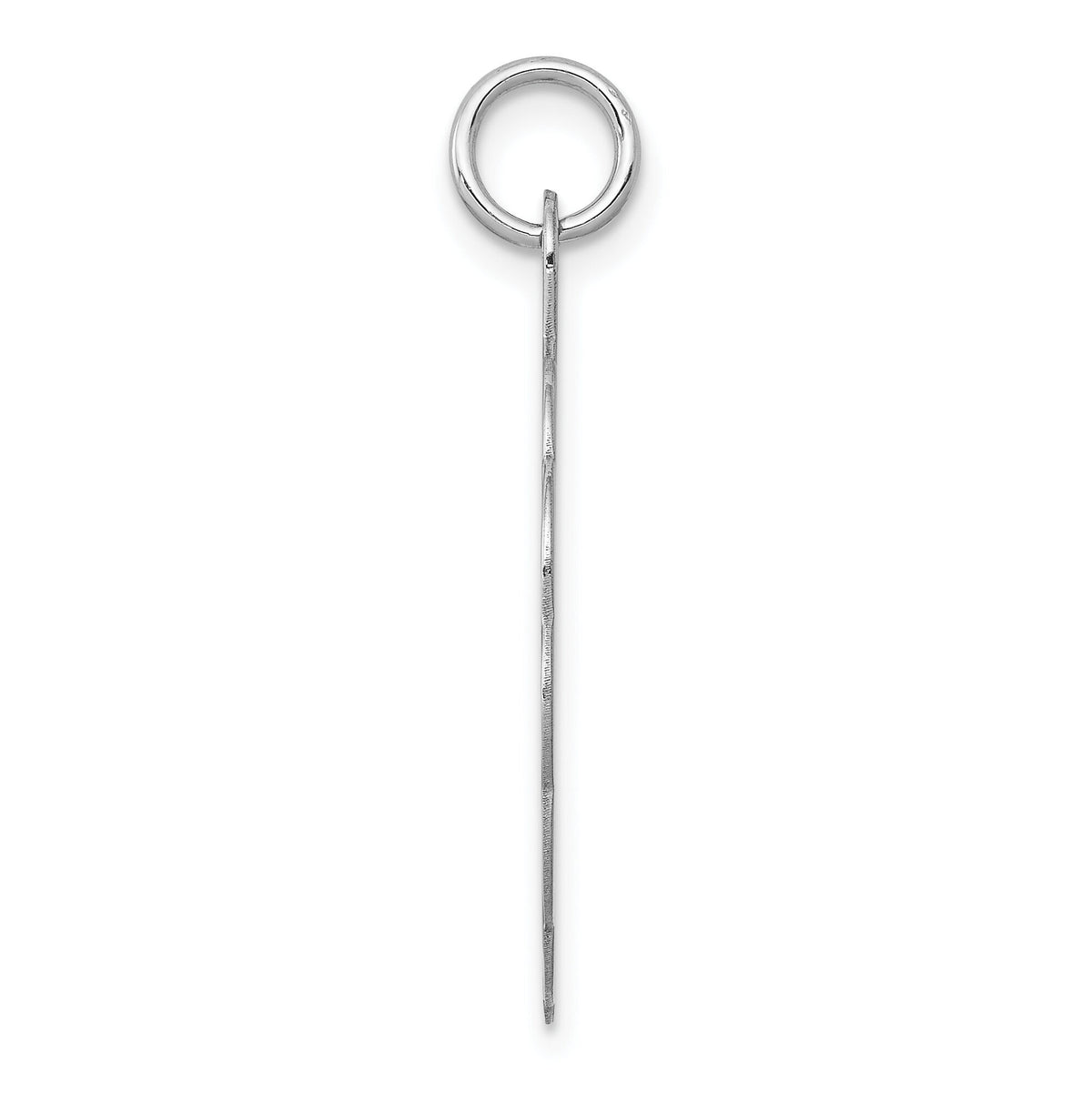 14k White Gold .027 Gauge Engraveable Scalloped Disc Charm-XWM175/27