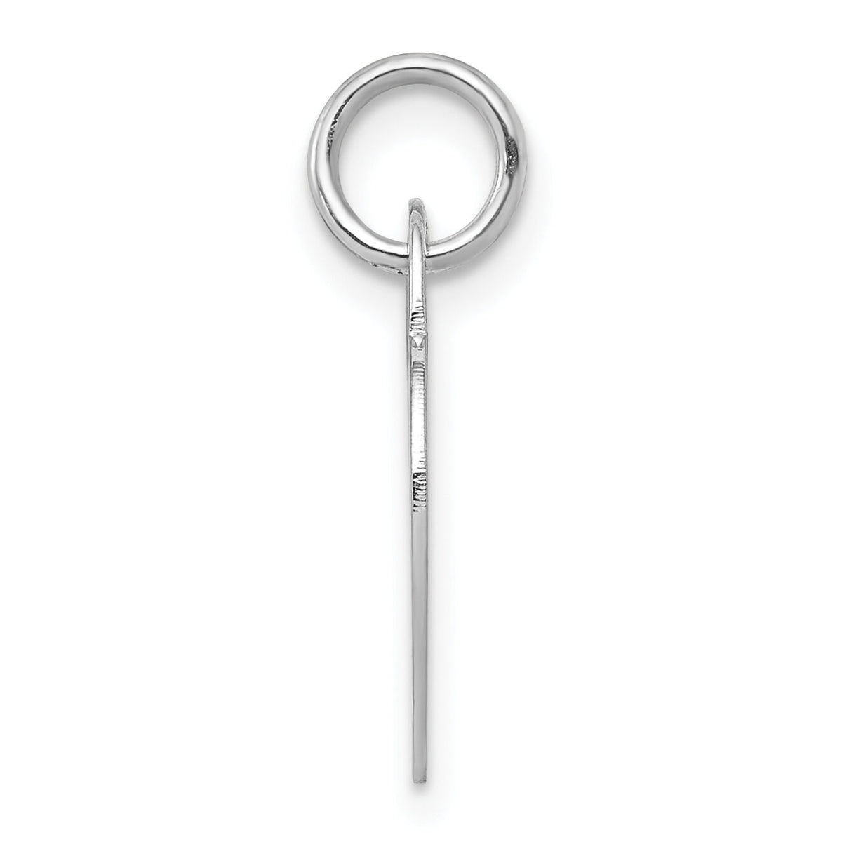 14k White Gold Small Engravable Heart-XWM524/13