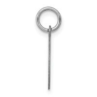 14K White Gold Round Disc Charm-XWM593/11