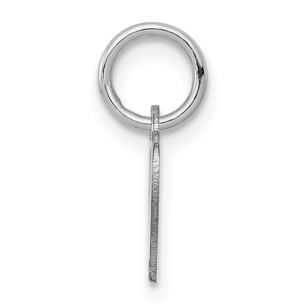 14K White Gold Heart Disc Charm-XWM600/27