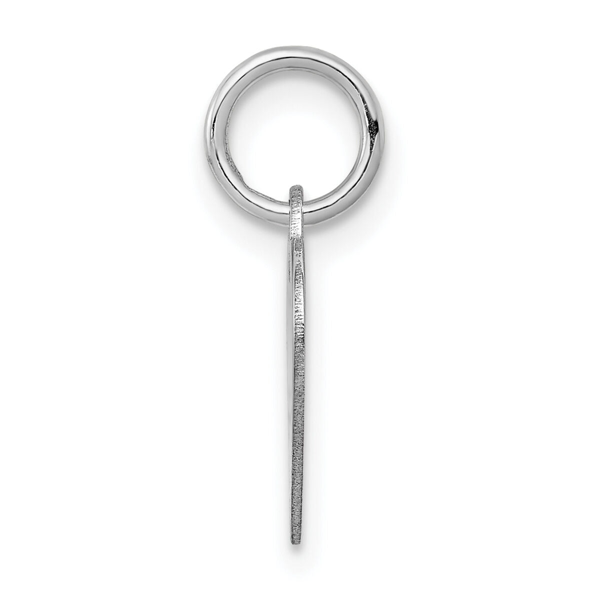14K White Gold Heart Disc Charm-XWM601/11
