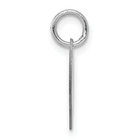 14K White Gold Heart Disc Charm-XWM602/09
