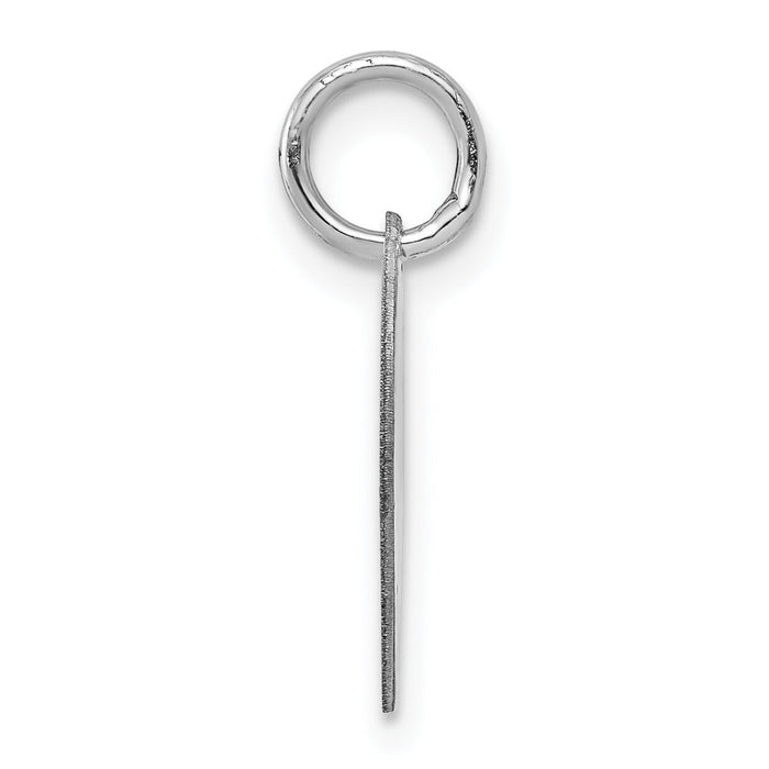 14K White Gold Heart Disc Charm-XWM602/09