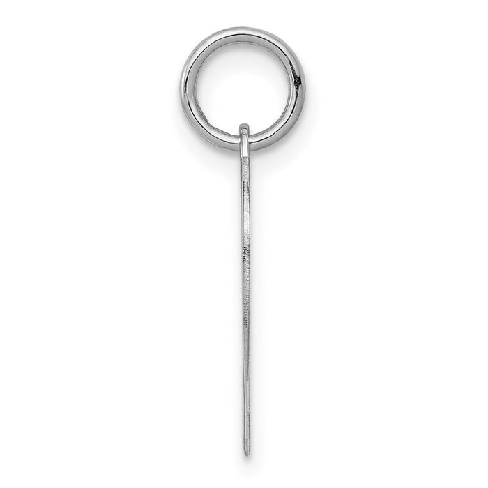 14K White Gold Heart Disc Charm-XWM603/09