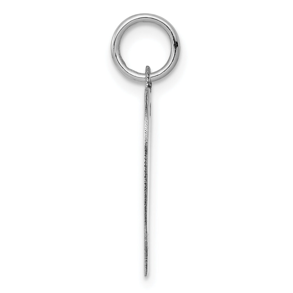 14K White Gold Heart Disc Charm-XWM604/13
