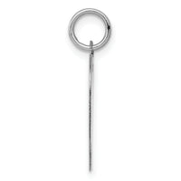 14K White Gold Heart Disc Charm-XWM604/13