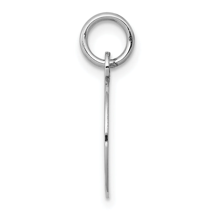 14k White Gold Etched .013 Gauge Engraveable Round Disc Charm-XWM616/13