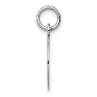 14k White Gold Etched .009 Gauge Engraveable Round Disc Charm-XWM616/09
