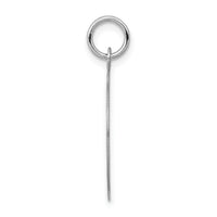 14k White Gold Etched .013 Gauge Engraveable Round Disc Charm-XWM618/13